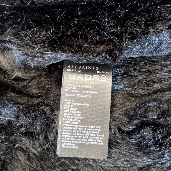 Higgens Lux Leather Biker Jacket - US 6 - Picture 6 of 8